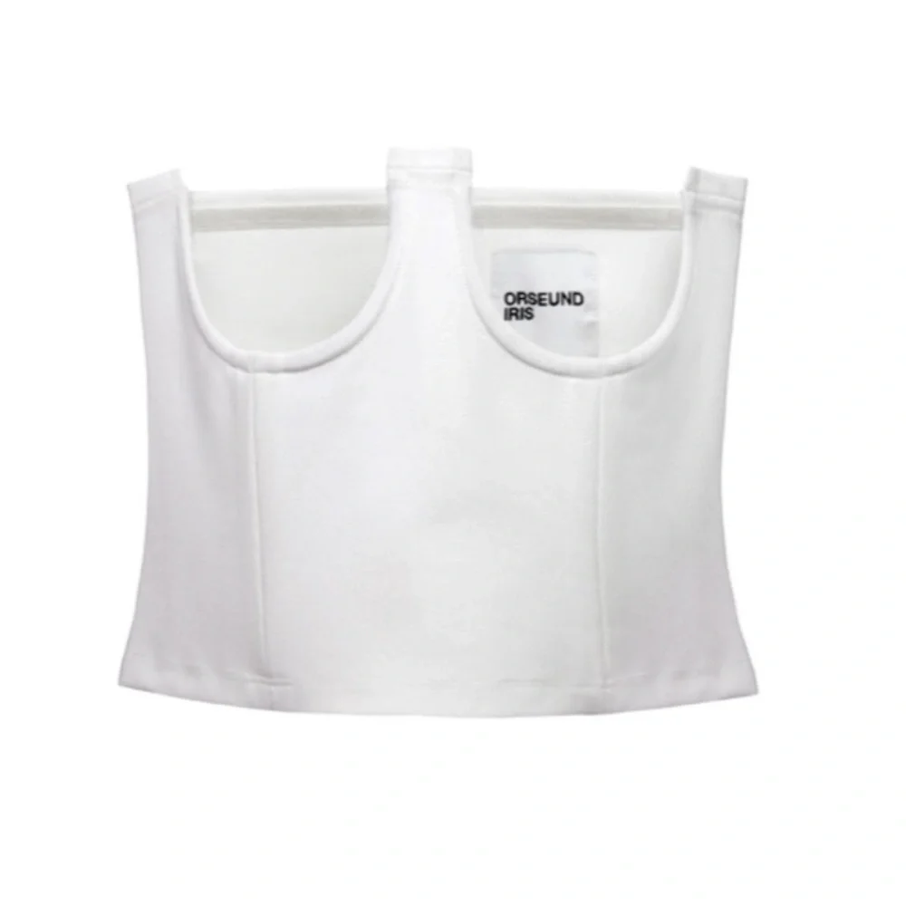 Orseund Iris Structured Corset Top White Medium - Picture 3 of 8